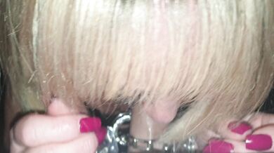 Fabulous Blowjob from Sexy Tgirl Pauline at sex club