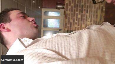 Pussy Pierced Mature Secretary Gets Fucked In The Office