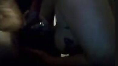 Webcam naughty brunette slut sucking and licking his balls and cock