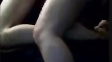 Webcam naughty brunette slut sucking and licking his balls and cock