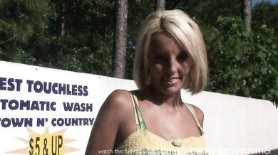 Hot Blonde Totally Naked In Public