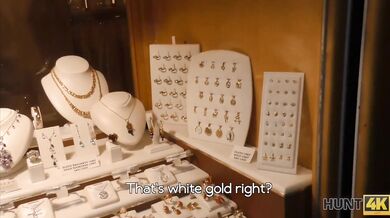 Pretty Brunette Fucked By Stranger To Earn Cash For Ring