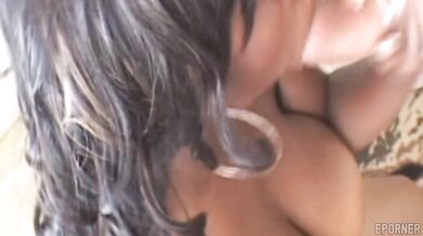 Big Ebony Tits In Action