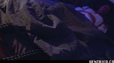 Sexy Kitana Lure in Extreme 3d Hentai Quadruple Penetration Creampie