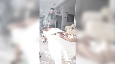 Miiana - Prank with a fan massage