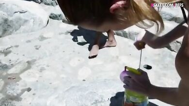 Nasty teen girls sucking and fucking with horny dudes