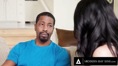 Charlotte sins seduces stepsister s husband with anal sex while she s out - big ass big dick action