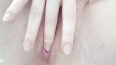 Wet panties before starting to play