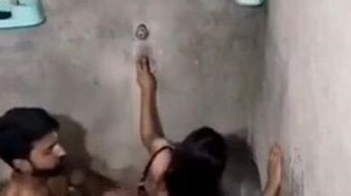 Indian Couple Bathroom Hardcore Nude Show