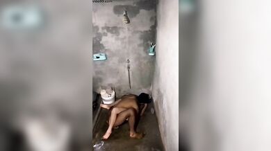 Indian Couple Bathroom Hardcore Nude Show