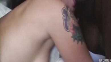 Inked Hoe And Two Black Rods