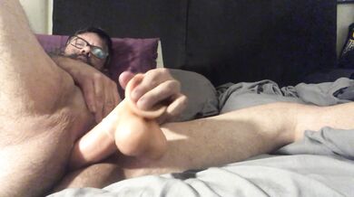 FTM bear chub return of my giant dildo