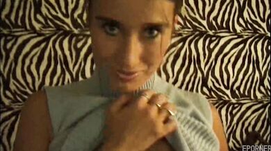 Blonde Lass Uses Dildo