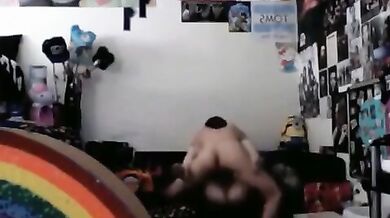 Skinny Teen Takes That Big Cock Like A Boss