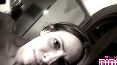 Lesbian Nina get Naked