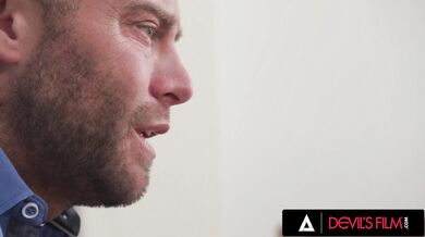 DEVILS FILM - Angry Man Cheats On His Wife By Fucking The Hot Teen Babysitter - Petite Deepthroat