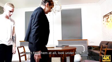 TUTOR4K. Porn actress plays professor who takes hard cock in cozy hole