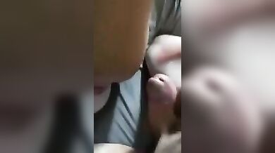 Slut takes huge load on tight tummy