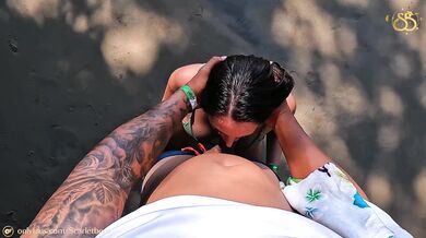 I let a stranger fuck my little pussy on the beach