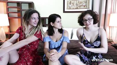 Tasty Trio of Hairy Amateur Lesbians