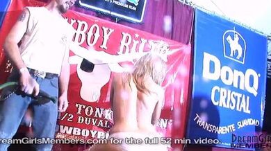 Wild Swinger Party Wet T-shirt Contest With Hot Cougars