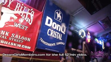 Wild Swinger Party Wet T-shirt Contest With Hot Cougars