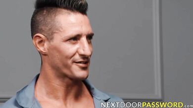 NEXT DOOR PASSWORD - Trevor Harris with some other twinks are locked in and got into some dick and anal play orgy