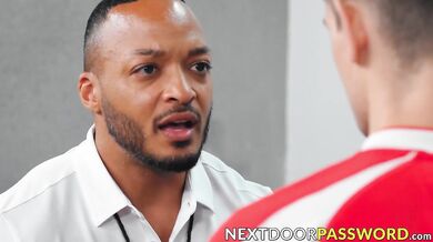 NEXT DOOR PASSWORD - Coach Dillion Diaz fucked the puckering hole of Carter DelRay after getting a sloppy blowjob