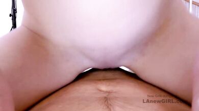 Sweet 19 yo gets to deeply enjoy big cock at modeling audition