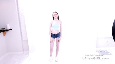 Petite Teen wants model job and gets fucked at Audition POV
