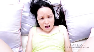 Tiny 18yo amateur does BJ and fucks hard with casting producer