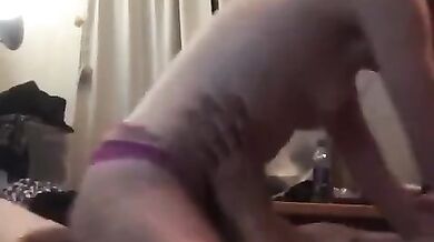 stepsister let’s her stepbrother Nut All Over Her Ass