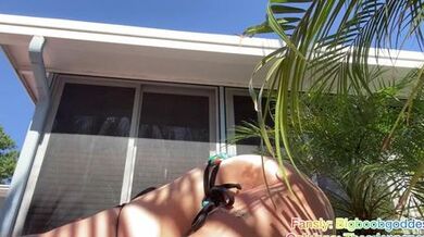 Our favorite chubby hanging out in bikini