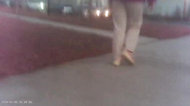 Girl sexy public, exhib