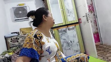 OLD MOTHER AND YOUNG INDONESIAN