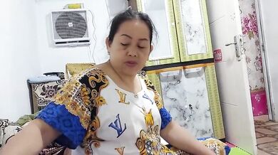 OLD MOTHER AND YOUNG INDONESIAN