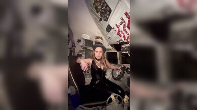 Mistress Tirza and 2 bi-sluts in the cockpit.