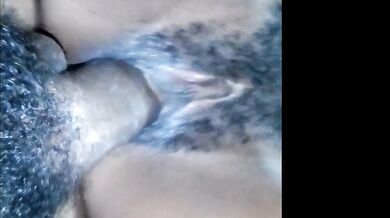 Openlegs69 Hairy Milf ride horse dick