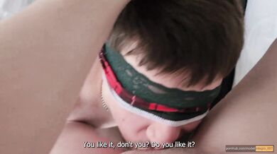 Femdom! My Stepbrother-Cuntlicker serves my Pussy and I cum in his mouth! - POV