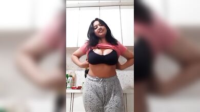 Stunning Big Booby Girlfriend Hard Fucking Video