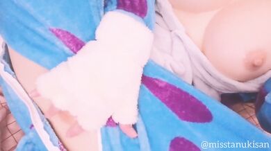 Amateur teen japan lesbian touches Pink Wet pussy and tits orgasm masturb after school doll body