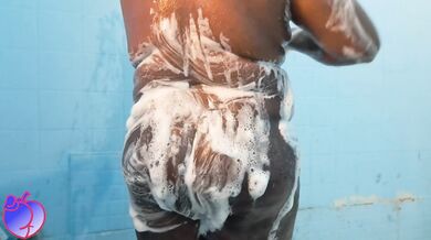 Chubby Sissy Showering