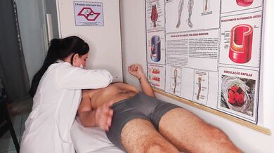 Oops... my dick went up in front of the nurse