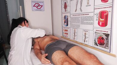 Oops... my dick went up in front of the nurse