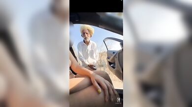 Rajasthani Tau Viral Sex Video With Nude Desi Girl In Car!????