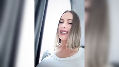 LJCHATJESSYREY 202504XX WHITE TSHIRT NO BRA NIPPLES AT HOME.mp4