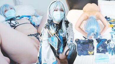 Eula lose her fight and got Creampie into her Pussy, she Love the Hot Sperm Feeling