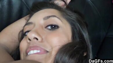 Sexy Latina Receives Her First Facial In A Casting - Chloe Amour