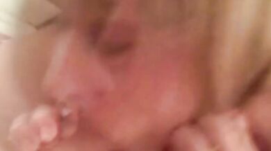 Two Dicks For Melanie Amateur 3some Filmed At Home!