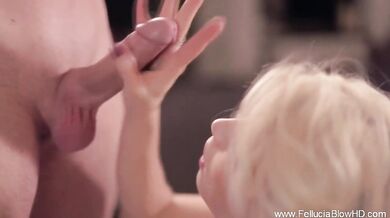 No talking just pure unadulterated sucking from this babe